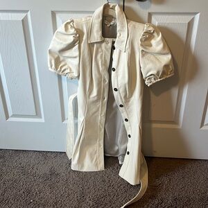 Cute pleather dress! Size xs!